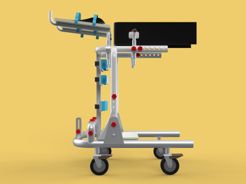 GAIT TRAINER SWING REHAB WALKING EXERCISE AIDS STAND PEDIATRIC 3Dモデル