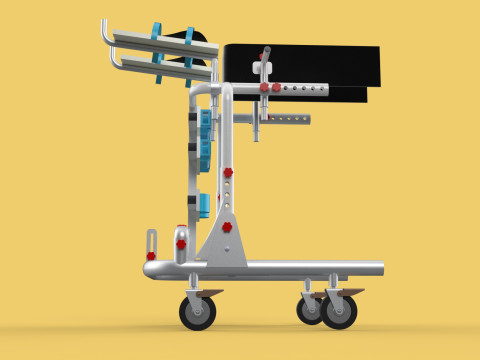 GAIT TRAINER SWING REHAB WALKING EXERCISE AIDS STAND PEDIATRIC 3Dモデル