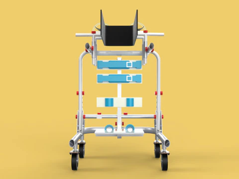 GAIT TRAINER SWING REHAB WALKING EXERCISE AIDS STAND PEDIATRIC 3D Model