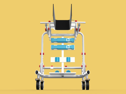 GAIT TRAINER SWING REHAB WALKING EXERCISE AIDS STAND PEDIATRIC 3Dモデル
