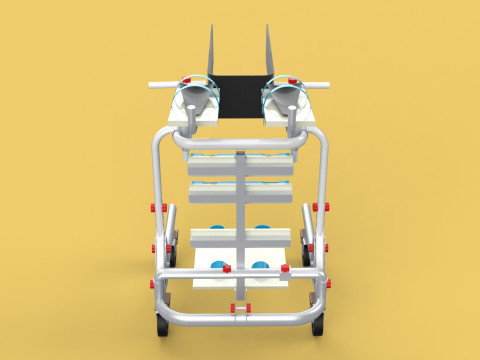 GAIT TRAINER SWING REHAB WALKING EXERCISE AIDS STAND PEDIATRIC 3Dモデル