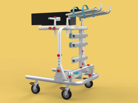 GAIT TRAINER SWING REHAB WALKING EXERCISE AIDS STAND PEDIATRIC 3D Model