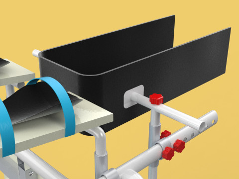 GAIT TRAINER SWING REHAB WALKING EXERCISE AIDS STAND PEDIATRIC 3Dモデル
