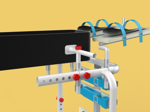 GAIT TRAINER SWING REHAB WALKING EXERCISE AIDS STAND PEDIATRIC 3Dモデル