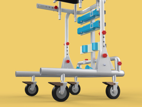 GAIT TRAINER SWING REHAB WALKING EXERCISE AIDS STAND PEDIATRIC 3Dモデル