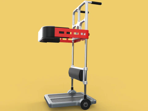 ELEVADOR DEL CUIDADOR DEL PACIENTE SENTADO DE PIE TRANSFERENCIA ELEVACI&Oacute;N AYUDA DE PIE Modelo 3D