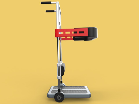 PATIENT CAREGIVER RAISER SIT STAND TRANSFER LIFT ASSIST STANDING 3Dモデル