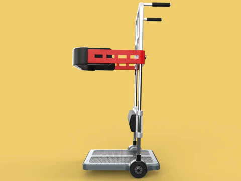 PATIENT CAREGIVER RAISER SIT STAND TRANSFER LIFT ASSIST STANDING 3D Model
