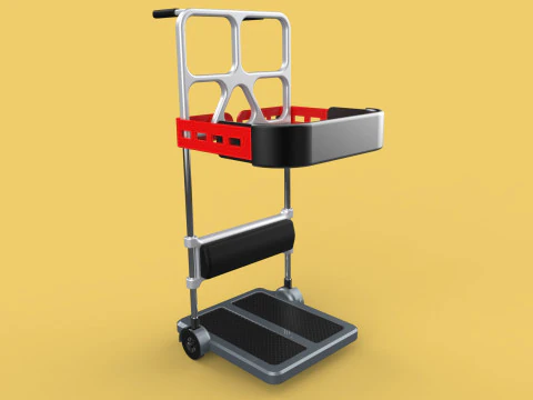 PATIENT CAREGIVER RAISER SIT STAND TRANSFER LIFT ASSIST STANDING 3D Model