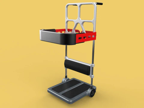 PATIENT CAREGIVER RAISER SIT STAND TRANSFER LIFT ASSIST STANDING 3D Model