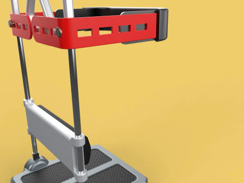 PATIENT CAREGIVER RAISER SIT STAND TRANSFER LIFT ASSIST STANDING 3D Model