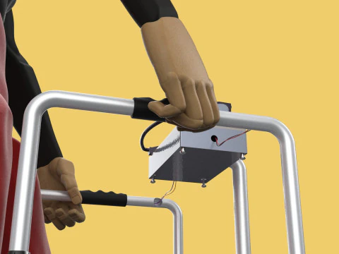 SMART WALKER AID SENSOR BLIND PEOPLE VISUAL MOBILITY IMPAIRMENT 3D Model