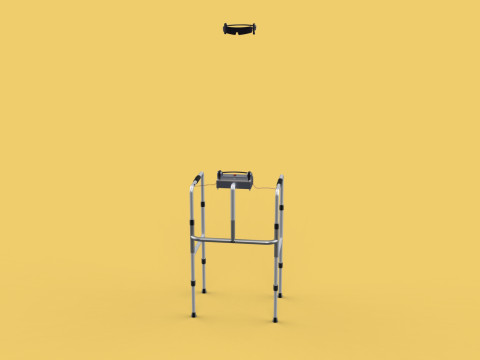 SMART WALKER AID SENSOR BLIND PEOPLE VISUAL MOBILITY IMPAIRMENT Modelo 3D