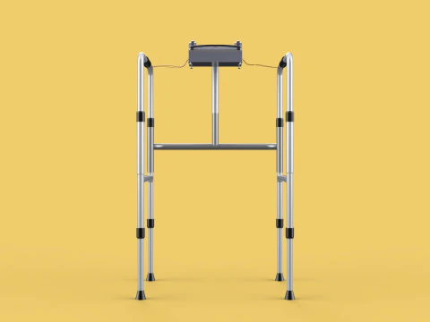 SMART WALKER AID SENSOR BLIND PEOPLE VISUAL MOBILITY IMPAIRMENT 3D Model