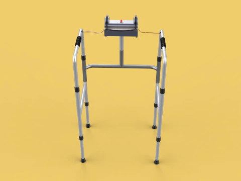SMART WALKER AID SENSOR BLIND PEOPLE VISUAL MOBILITY IMPAIRMENT 3D Model