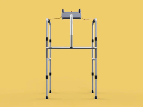 SMART WALKER AID SENSOR BLIND PEOPLE VISUAL MOBILITY IMPAIRMENT 3D Model