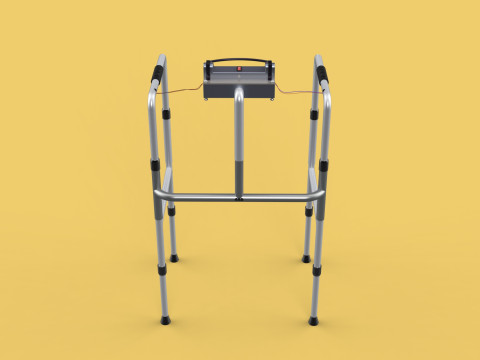 SMART WALKER AID SENSOR BLIND PEOPLE VISUAL MOBILITY IMPAIRMENT Modelo 3D