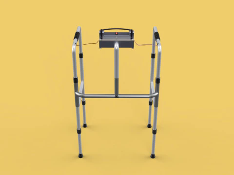 SMART WALKER AID SENSOR BLIND PEOPLE VISUAL MOBILITY IMPAIRMENT 3D Model