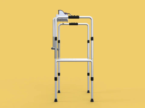 SMART WALKER AID SENSOR BLIND PEOPLE VISUAL MOBILITY IMPAIRMENT 3D Model