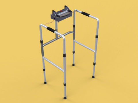 SMART WALKER AID SENSOR BLIND PEOPLE VISUAL MOBILITY IMPAIRMENT Modelo 3D