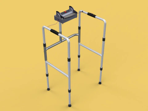 SMART WALKER AID SENSOR BLIND PEOPLE VISUAL MOBILITY IMPAIRMENT 3D Model
