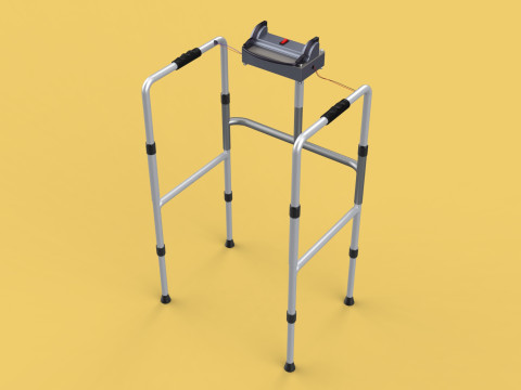SMART WALKER AID SENSOR BLIND PEOPLE VISUAL MOBILITY IMPAIRMENT Modelo 3D