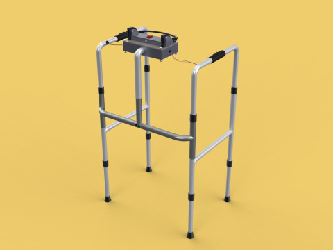 SMART WALKER AID SENSOR BLIND PEOPLE VISUAL MOBILITY IMPAIRMENT Modelo 3D