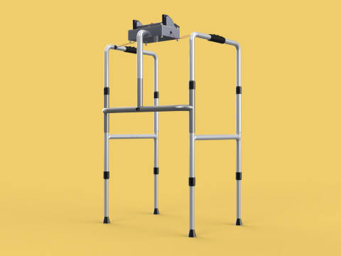 SMART WALKER AID SENSOR BLIND PEOPLE VISUAL MOBILITY IMPAIRMENT Modelo 3D