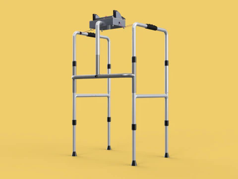 SMART WALKER AID SENSOR BLIND PEOPLE VISUAL MOBILITY IMPAIRMENT 3D Model