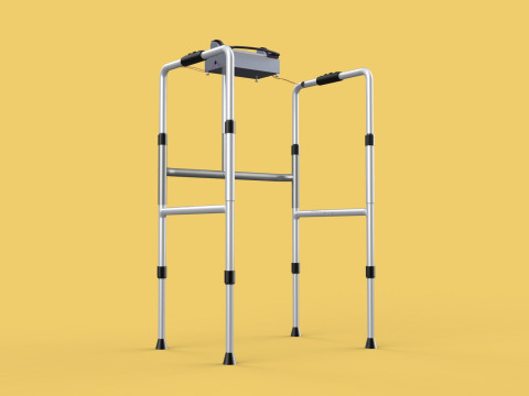 SMART WALKER AID SENSOR BLIND PEOPLE VISUAL MOBILITY IMPAIRMENT Modelo 3D