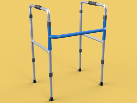 ADJUSTABLE WALKER ZIMMER WALKING FRAME STANDING MOBILITY AID 3Dモデル
