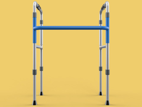 ADJUSTABLE WALKER ZIMMER WALKING FRAME STANDING MOBILITY AID 3D 모델