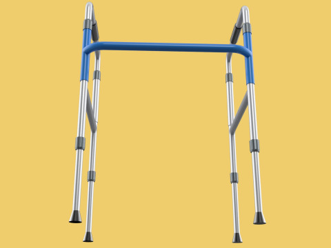 ADJUSTABLE WALKER ZIMMER WALKING FRAME STANDING MOBILITY AID 3D 모델