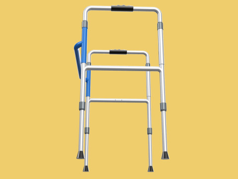 ADJUSTABLE WALKER ZIMMER WALKING FRAME STANDING MOBILITY AID 3D 모델