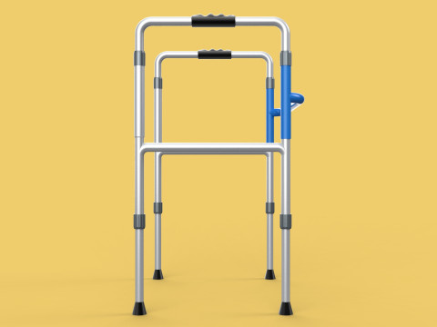 ADJUSTABLE WALKER ZIMMER WALKING FRAME STANDING MOBILITY AID 3D 모델