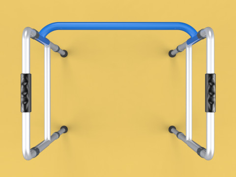 ADJUSTABLE WALKER ZIMMER WALKING FRAME STANDING MOBILITY AID 3D 모델