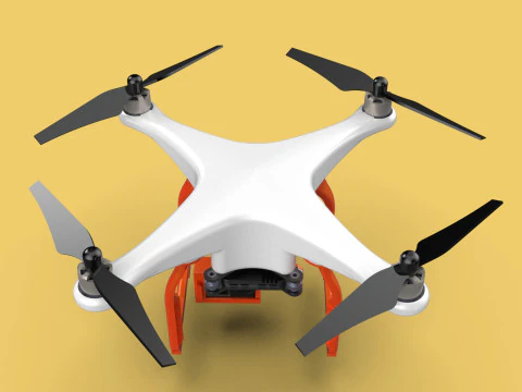 UAV LIDAR DRONE QUADCOPTER SCANNER SURVEYING EXPLORING MAPPING 3D Model