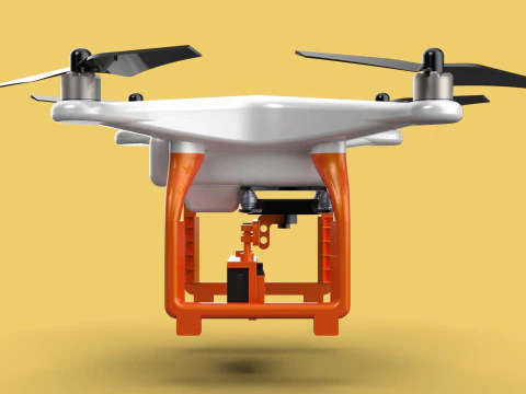 UAV LIDAR DRONE QUADCOPTER SCANNER SURVEYING EXPLORING MAPPING 3D Model
