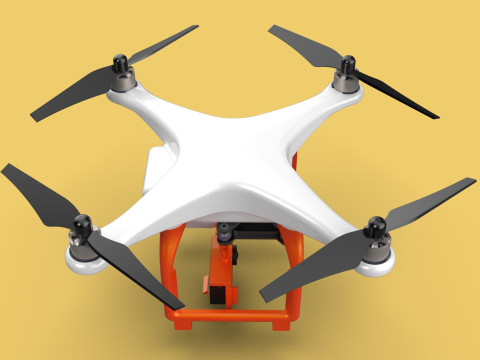 UAV LIDAR DRONE QUADCOPTER SCANNER SURVEYING EXPLORING MAPPING 3D Model