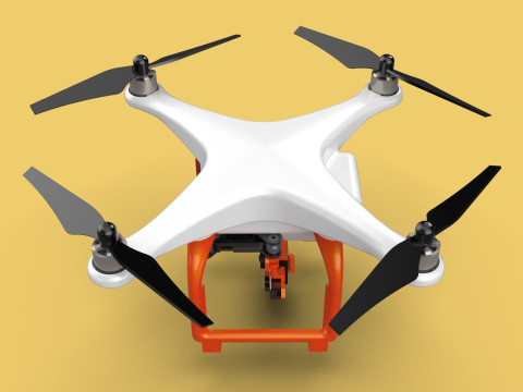 UAV LIDAR DRONE QUADCOPTER SCANNER SURVEYING EXPLORING MAPPING 3D Model