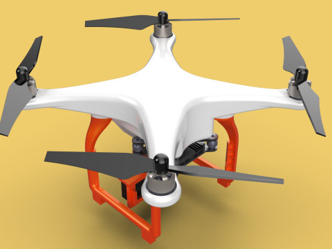UAV LIDAR DRONE QUADCOPTER SCANNER SURVEYING EXPLORING MAPPING 3D Model