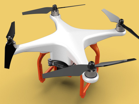 UAV LIDAR DRONE QUADCOPTER SCANNER SURVEYING EXPLORING MAPPING 3D Model