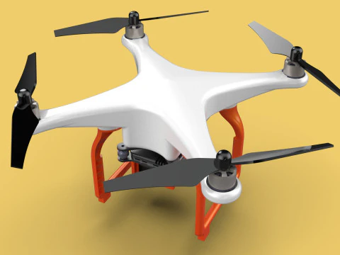 UAV LIDAR DRONE QUADCOPTER SCANNER SURVEYING EXPLORING MAPPING 3D Model