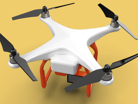 UAV LIDAR DRONE QUADCOPTER SCANNER SURVEYING EXPLORING MAPPING 3D Model