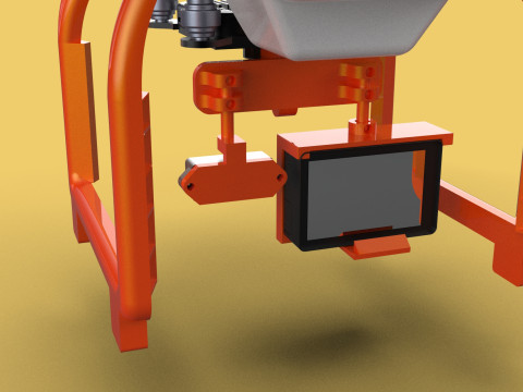 UAV LIDAR DRONE QUADCOPTER SCANNER SURVEYING EXPLORING MAPPING 3D Model