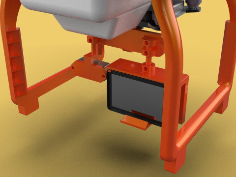 UAV LIDAR DRONE QUADCOPTER SCANNER SURVEYING EXPLORING MAPPING 3D Model