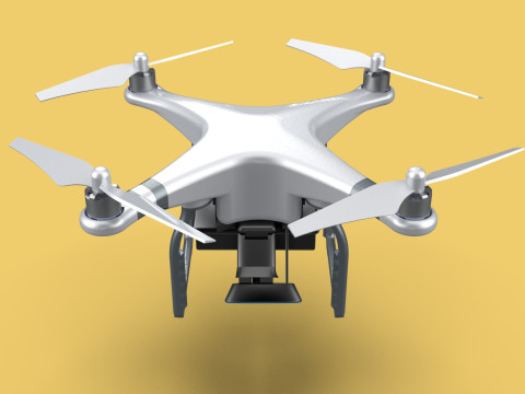 UCAV MILITARY DRONE QUADCOPTER MISSILE TORPEDO ANTI-TANK BOMBER Modello 3D