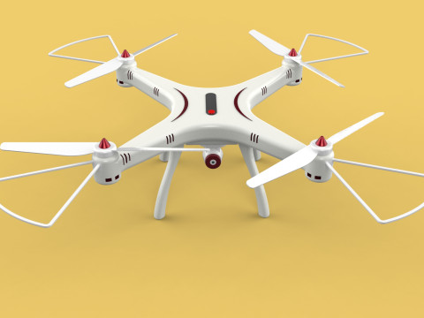 SYMA DRONE QUADCOPTER UAV UAS AIRCRAFT AERIAL REMOTE CONTROL FPV 3Dモデル