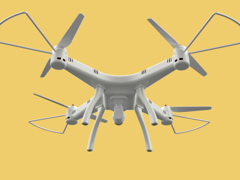 SYMA DRONE QUADCOPTER UAV UAS AIRCRAFT AERIAL REMOTE CONTROL FPV 3Dモデル