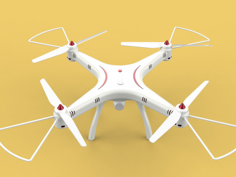 SYMA DRONE QUADCOPTER UAV UAS AIRCRAFT AERIAL REMOTE CONTROL FPV 3Dモデル